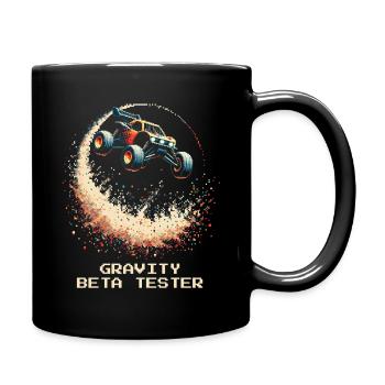 Gravitation Beta-Tester | RC Cars Stunts - Tasse einfarbig - Schwarz - Rechts