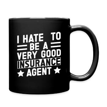 Insurance Agent Costume Be A Very Good Medicare - Full Colour Mug - black - Right
