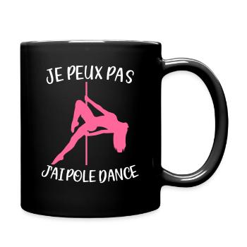 Ich kann nicht, ich Pole-Dance-Tänzer Tänzer Barre-Tänzer - Tasse einfarbig - Schwarz - Rechts