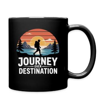 Randonnée Voyage sur Destination - Mug uni - noir - Droite