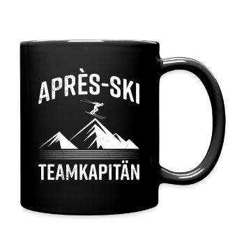 Skifahrer Lustig APRES-SKI TRAINER LUSTIG - Tasse einfarbig - Schwarz - Rechts
