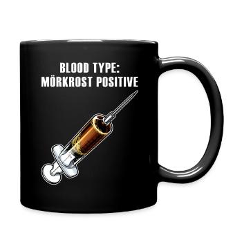 Groupe sanguin de Mörkrost - Mug uni - noir - Droite