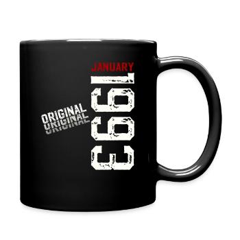 33rd Birthday Original January 1993 - Full Colour Mug - black - Right