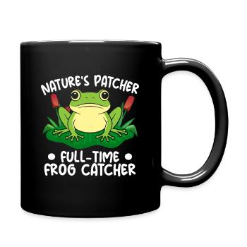 Frog Catcher Nature´s Patcher Full-Time Catcher - Tasse einfarbig - Schwarz - Rechts