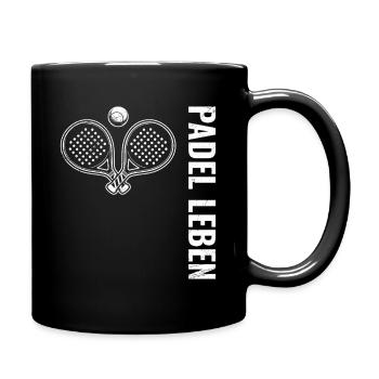 Padel Player PADEL LIFE Padel Racket Fun - Full Colour Mug - black - Right