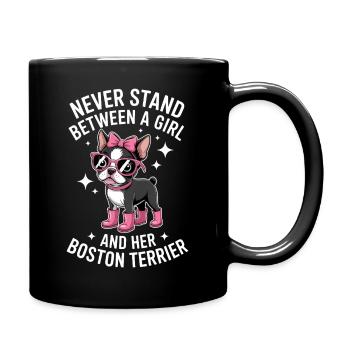 Don amusant pour les Terriers du Boston Terrier - Mug uni - noir - Droite
