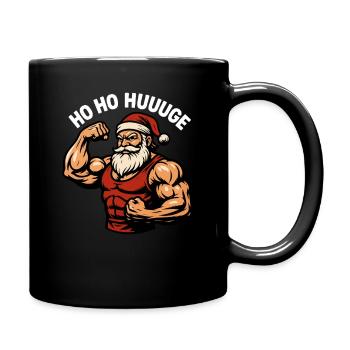 Ho, ho! Huge fun Christmas workout at Fit - Full Colour Mug - black - Right