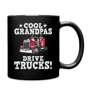 Les grands-pères conduisent des camions - Mug uni - noir - Droite