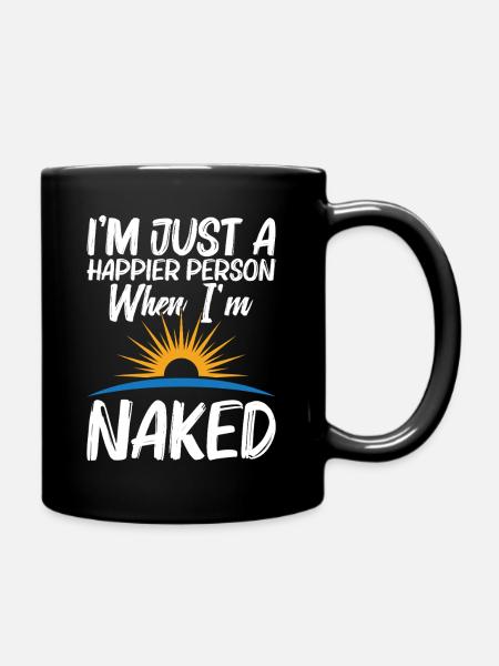 Camp nudiste Freedom Lover Naturisme Équipement Nudité - Mug uni - noir