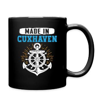 Cuxhavener MADE IN CUXHAVEN Lustiges - Tasse einfarbig - Schwarz - Rechts