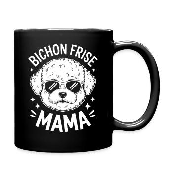 Expressions du Bichon Frisé Drôle : Don Bichon Frisé - Mug uni - noir - Droite