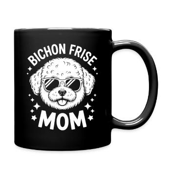 Bichon Frisé Sayings Funny Bichon Frisé Gift - Full Colour Mug - black - Right