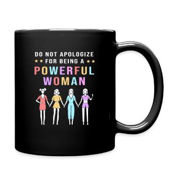 Feminismus Feminist Feministin Frauentag - Tasse einfarbig - Schwarz - Rechts