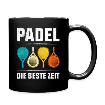 Padel Player PADEL THE BEST TIME Fun - Full Colour Mug - black - Right