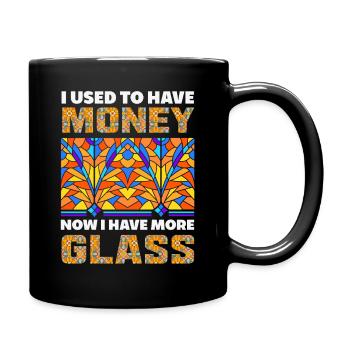 Stained Glass Art Stained Glass Artist - Full Colour Mug - black - Right