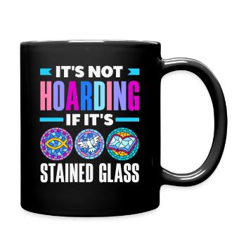 Stained Glass Art Stained Glass Artist - Full Colour Mug - black - Right