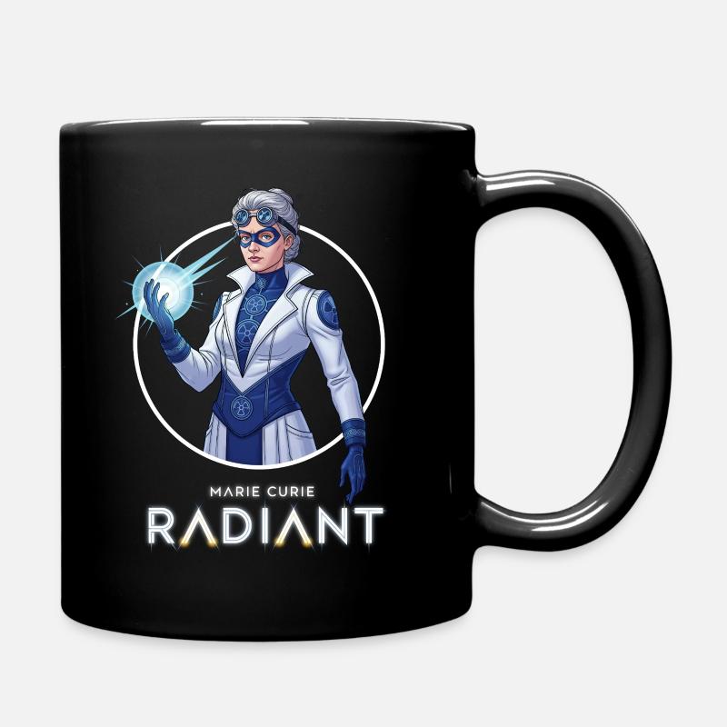 Futuristic Radiant Scientist - Full Colour Mug - black