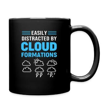 Météorologue en météorologie, tempête et tornade, météorologique - Mug uni - noir - Droite