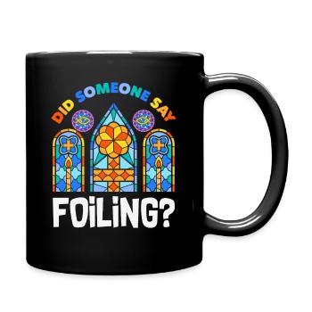 Stained Glass Art Stained Glass Artist - Full Colour Mug - black - Right