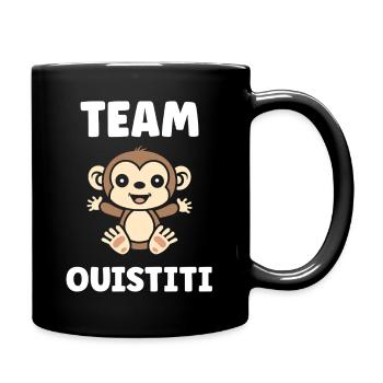 ouistiti - Mug uni - noir - Droite