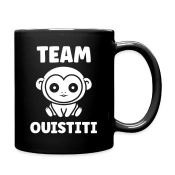 ouistiti - Mug uni - noir - Droite