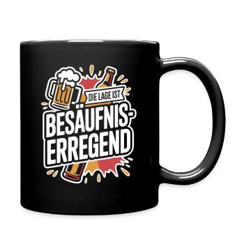 L’endroit est une bière de soirée alcoolisée - Mug uni - noir - Droite