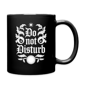Do Not Disturb Sloth Anti Social - Full Colour Mug - black - Right