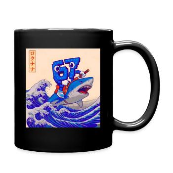 67 Six Seven 67 Brainrot - Tasse einfarbig - Schwarz - Rechts