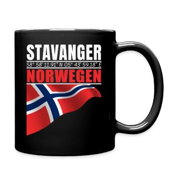 Stavanger - Mug uni - noir - Droite