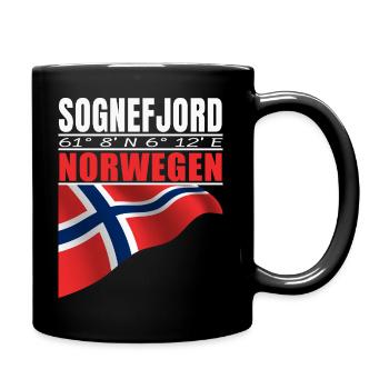 Sognefjord - Full Colour Mug - black - Right