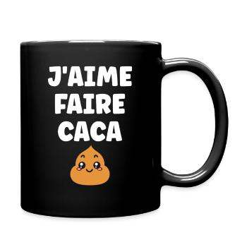 Poo - Full Colour Mug - black - Right