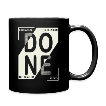 Done 2026 – Training completed design - Full Colour Mug - black - Right