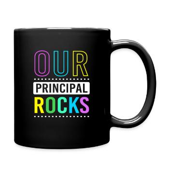 Direktor Schulleitung Schule Rektor Schulleiter - Tasse einfarbig - Schwarz - Rechts