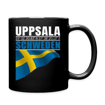 Uppsala - Full Colour Mug - black - Right