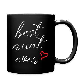 Best Aunt Ever - Full Colour Mug - black - Right