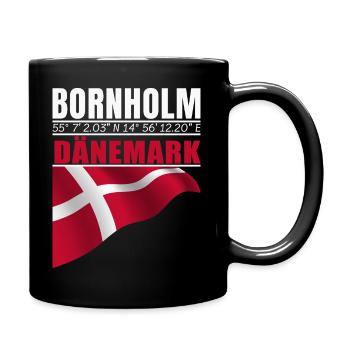 Bornholm - Full Colour Mug - black - Right