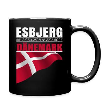Esbjerg - Full Colour Mug - black - Right