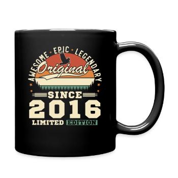2016 Vintage Rétro Cadeau d’anniversaire - Mug uni - noir - Droite