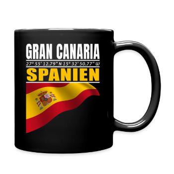 Gran Canaria - Full Colour Mug - black - Right