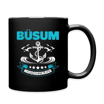 Büsum Wadden Sea BÜSUM MER DU NORD MAGIQUE Drôle - Mug uni - noir - Droite