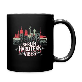 Berlin Hardtekk Vibes Tekke East Germany - Full Colour Mug - black - Right