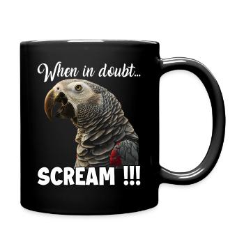Idée de cadeau humoristique pour les gardiens de perroquets - Mug uni - noir - Droite