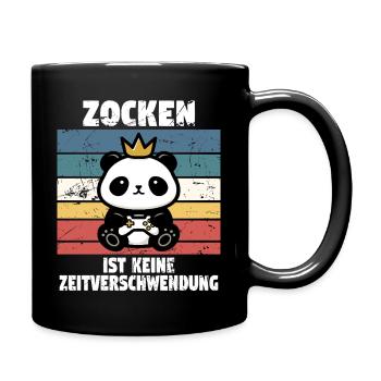 Les jeux vidéo ne sont pas une perte de temps. - Mug uni - noir - Droite