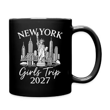 New York Girls Trip 2027 - Full Colour Mug - black - Right