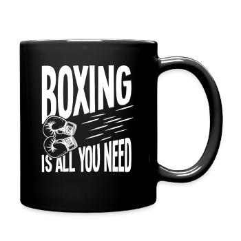 Boxen ist alles, was du brauchst - Tasse einfarbig - Schwarz - Rechts