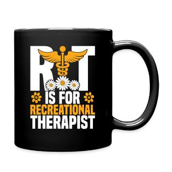  Therapeutic Recreation Recreational Therapist - Full Colour Mug - black - Right