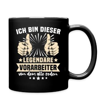 Paroles du contremaître - Mug uni - noir - Droite