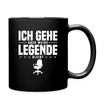 Cher collègue d’adieu - Mug uni - noir - Droite