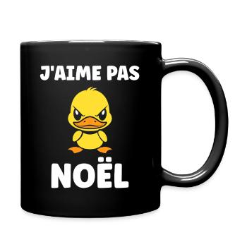 Ich mag Weihnachten nicht - Tasse einfarbig - Schwarz - Rechts