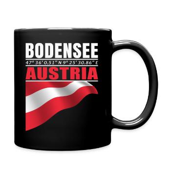 Bodensee - Tasse einfarbig - Schwarz - Rechts